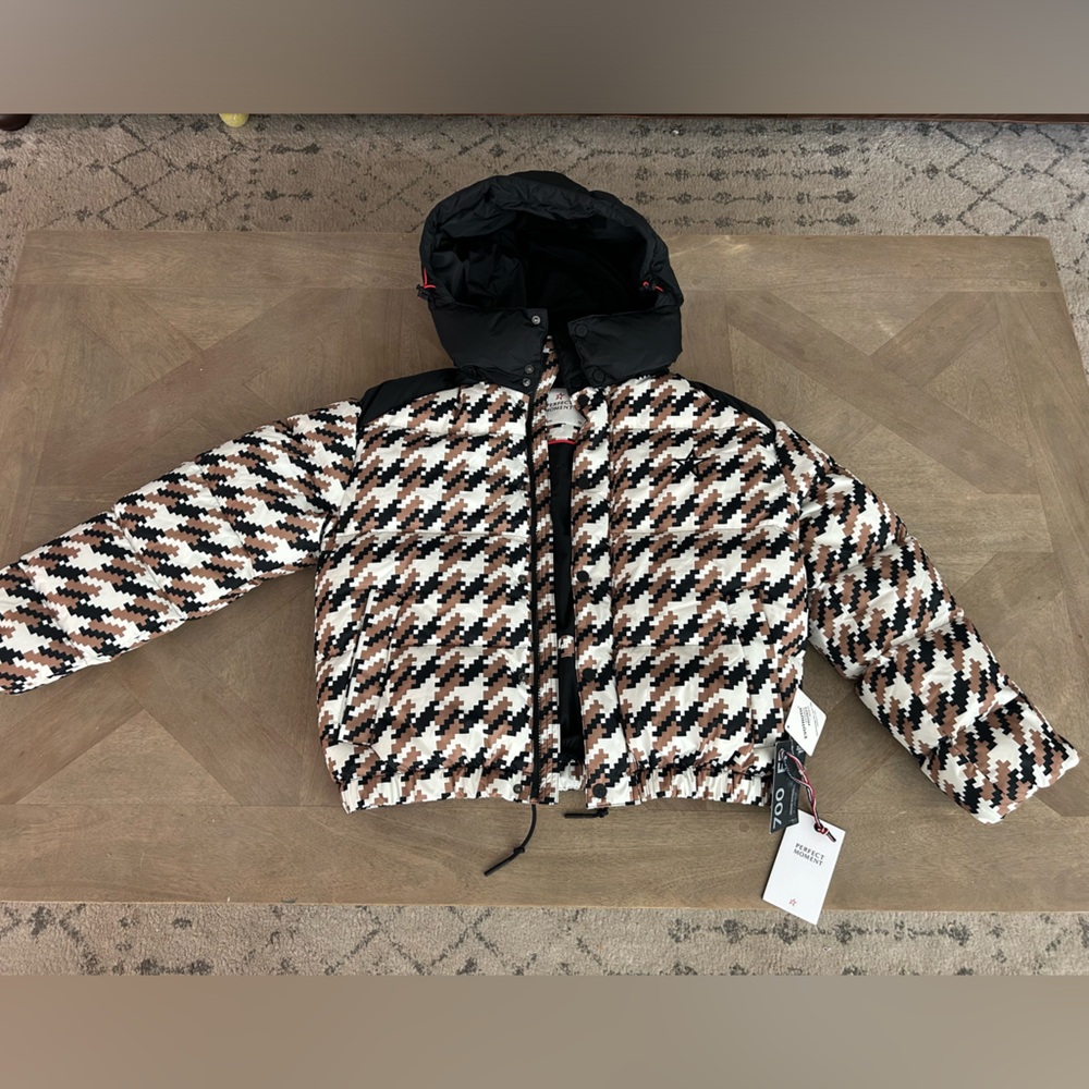 Perfect Moment Houndstooth Puffer Ski Jacket